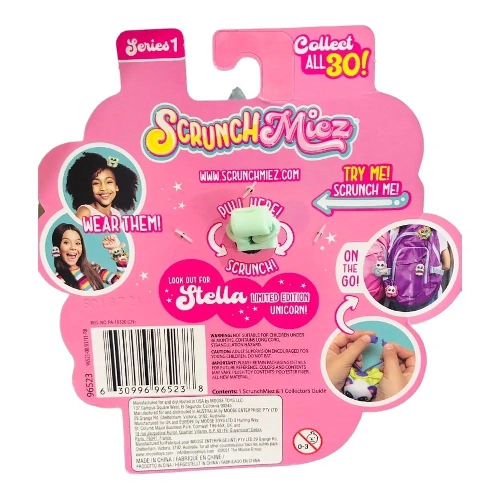 2 pack Scrunchmiez‎ sequin unicorn Roxanne and blue pink Lola new